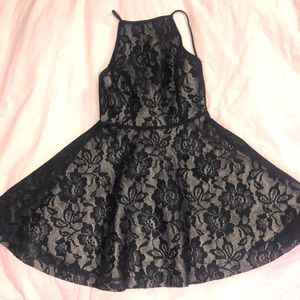 Bound to Lace Skater Dress - Windsor
